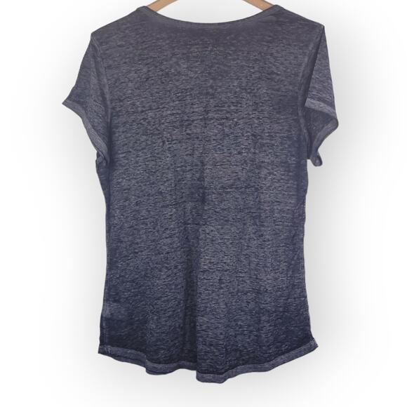 Rocker Girl By All Access Burn Out Reindeer Graphic Tee Size XXL Grunge Holiday - Picture 2 of 8